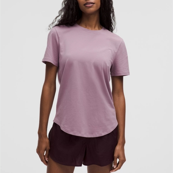 lululemon athletica Tops - Lululemon Love Curved Hem Crewneck Tee